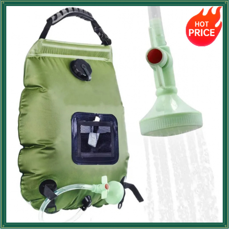 Outdoor Camping Hot Water Shower - Doccia Solare Portatile 20L per Esterni,