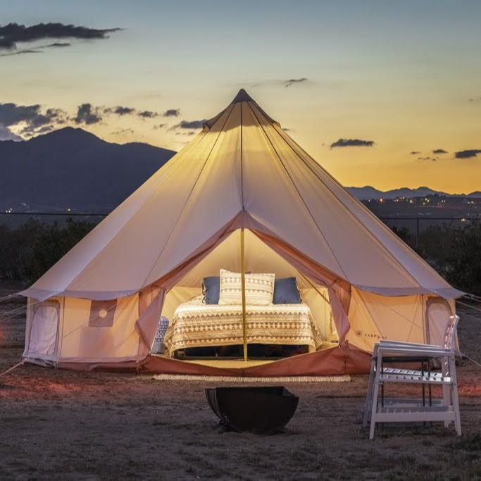 Outdoor Yurt Camping - Tende Glamping all'aperto impermeabili Tenda da