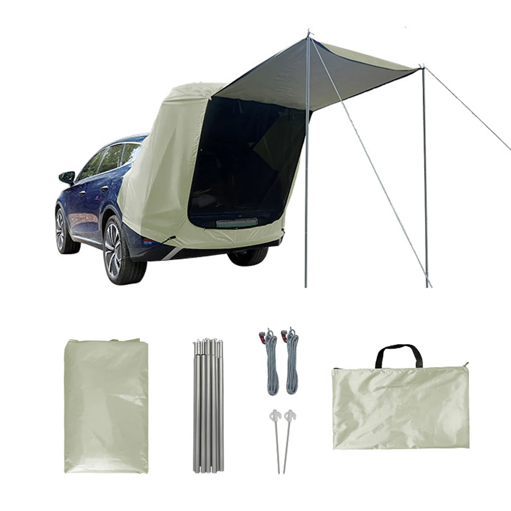 Outdoor Camping Car Tail Tent - Tenda Estensibile per Auto da Esterno,