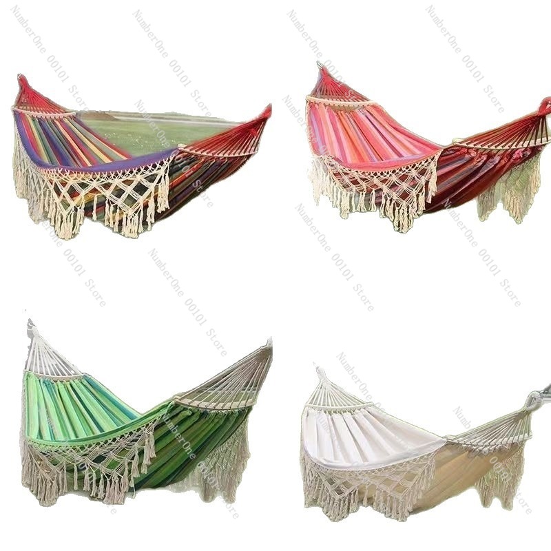 Camping Hammock - Amaca Doppia in Tela con Nappe,
