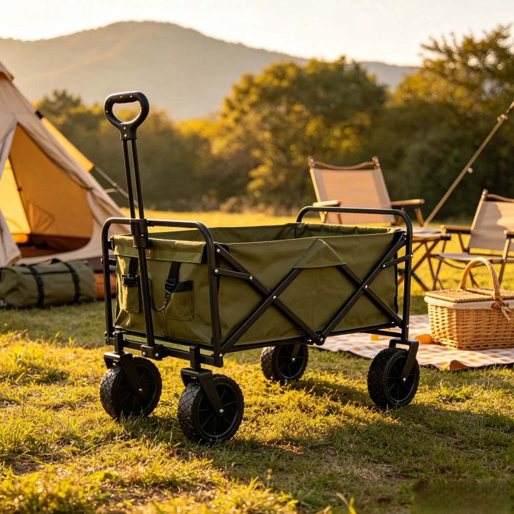 Outdoor Camping Van - Ruote di Ricambio Pieghevoli per Carrelli