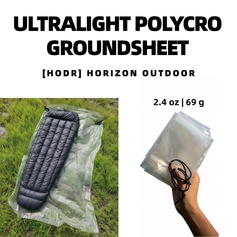 Waterproof Tarp Shelter - [HODR GEAR] Telo di Base Ultraleggero