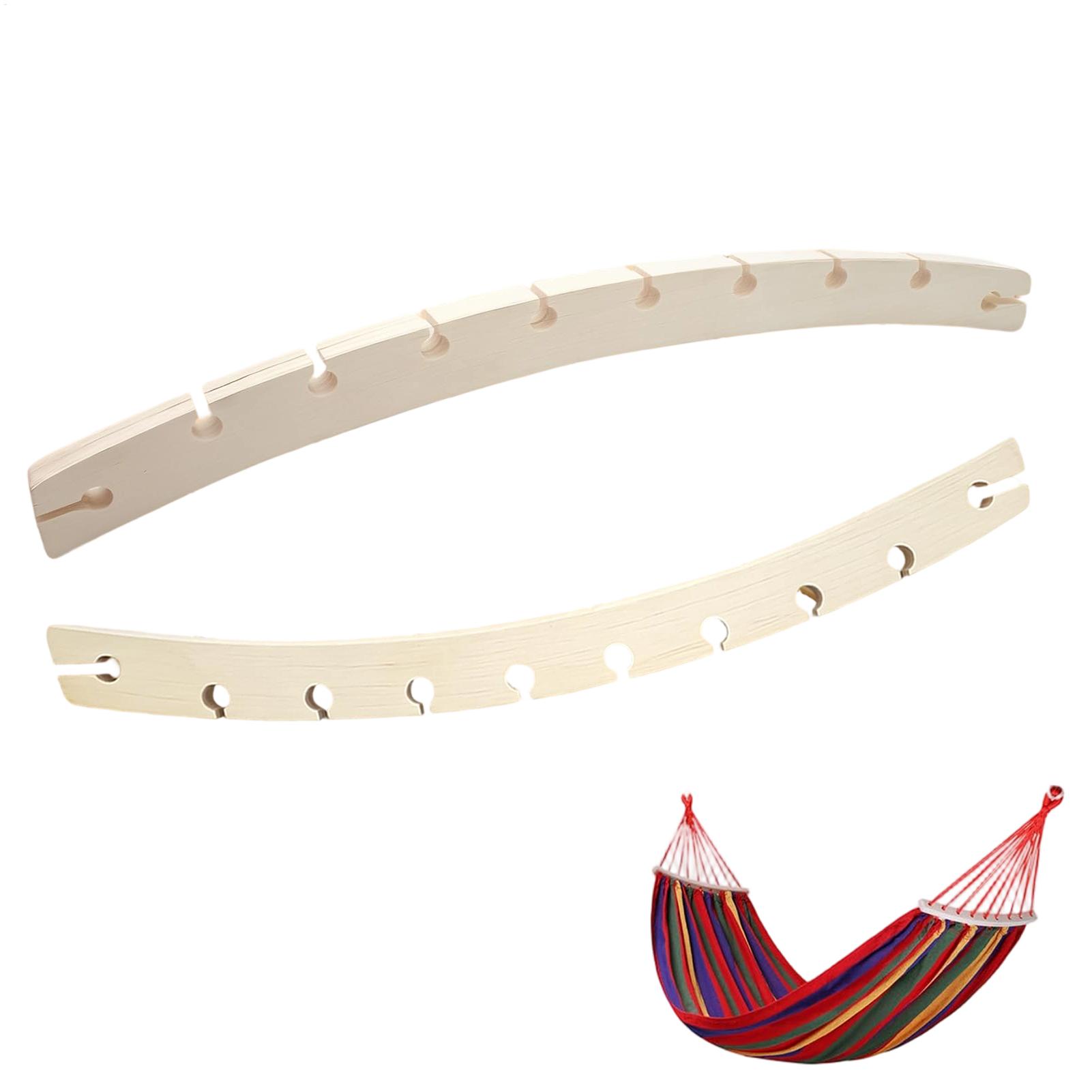 Camping Hammock - 2 Pezzi Barre Trasversali in Legno
