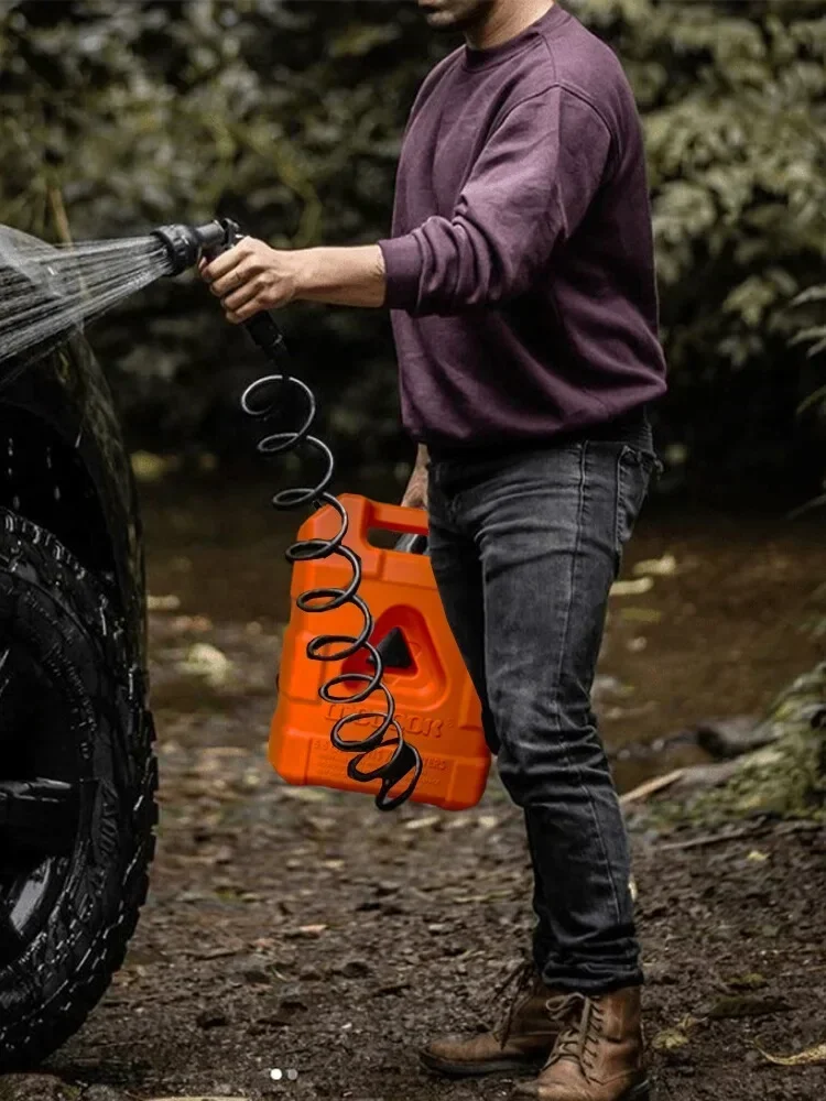Outdoor Camping Hot Water Shower - Serbatoio d'acqua da tetto portatile per