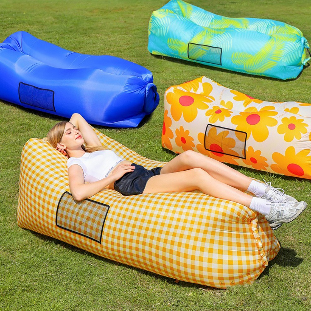 Bed Outdoor Camping - Letto Gonfiabile Pieghevole per Famiglie, Essenziale