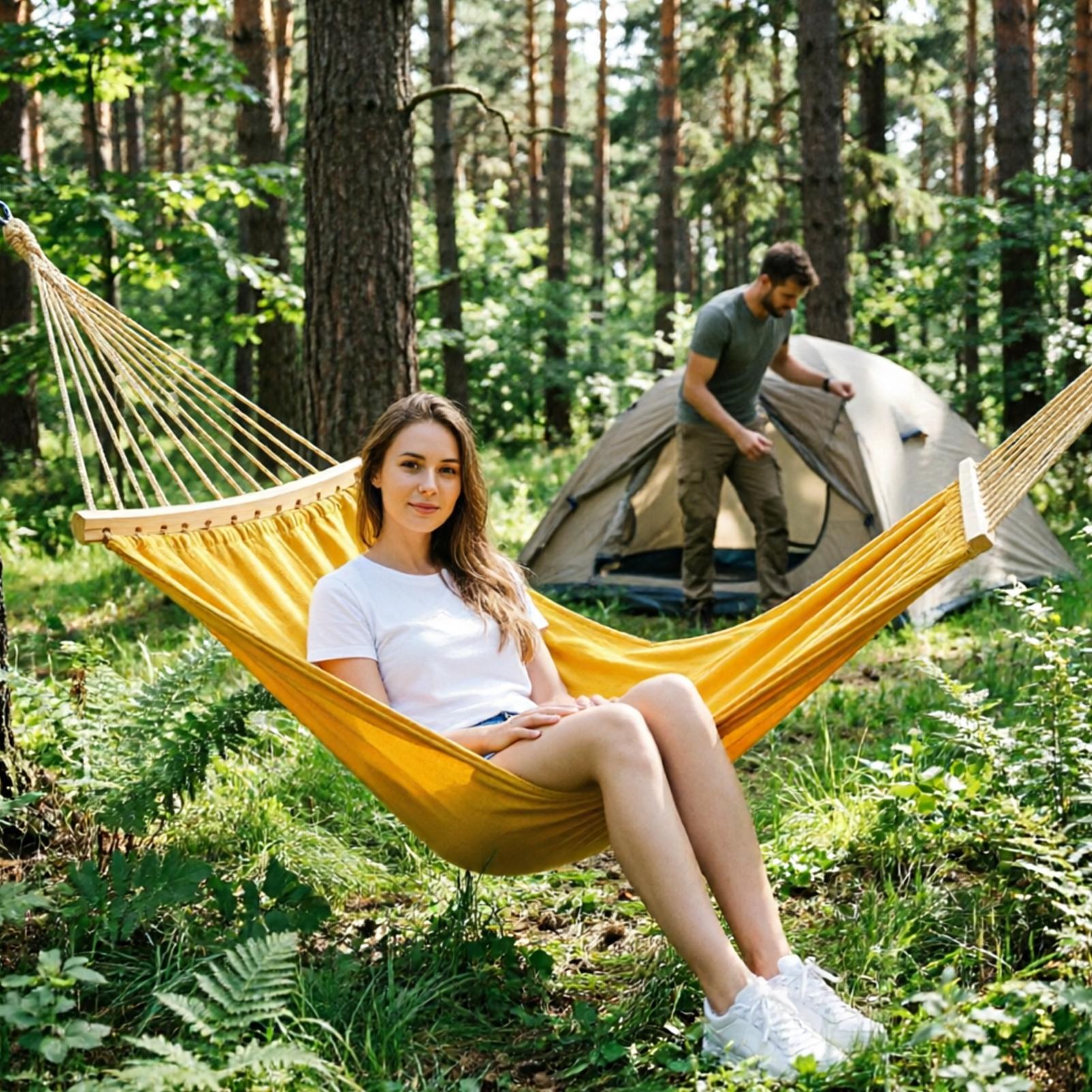 Camping Hammock - Barra distanziatrice per amaca, 2 pezzi,