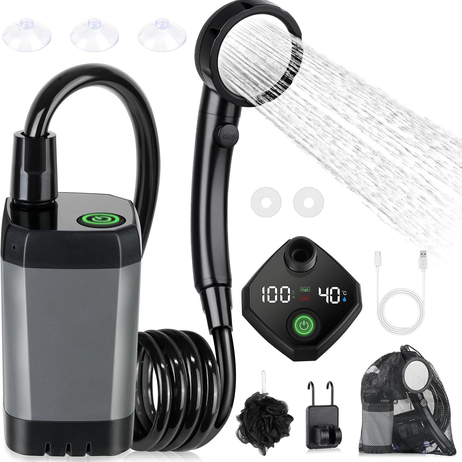 Doccia Elettrica Portatile Aut - Outdoor Camping Showers recensione e prezzo