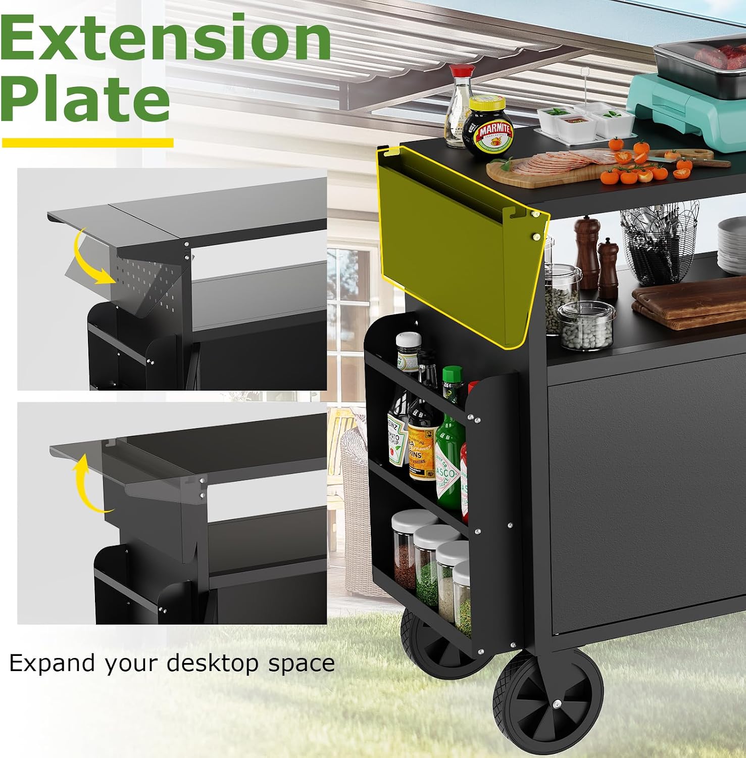 Carrello da esterno per barbec - Outdoor Camping Food recensione e prezzo