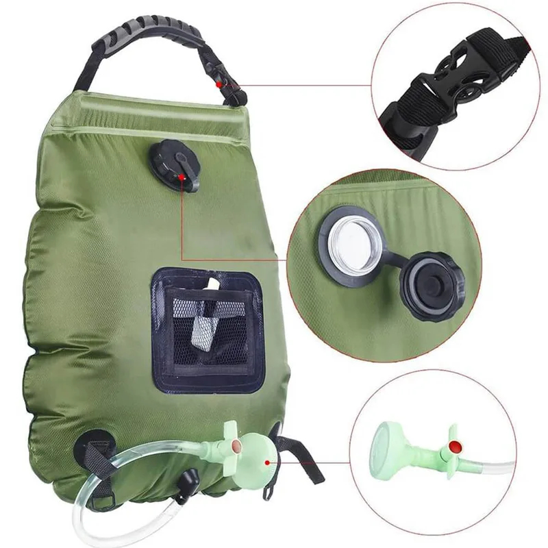 Doccia Solare Portatile 20L pe - Outdoor Camping Hot Water Shower recensione e prezzo