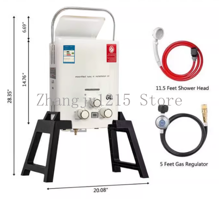 Scaldabagno senza serbatoio a  - Outdoor Camping Hot Water Shower recensione e prezzo