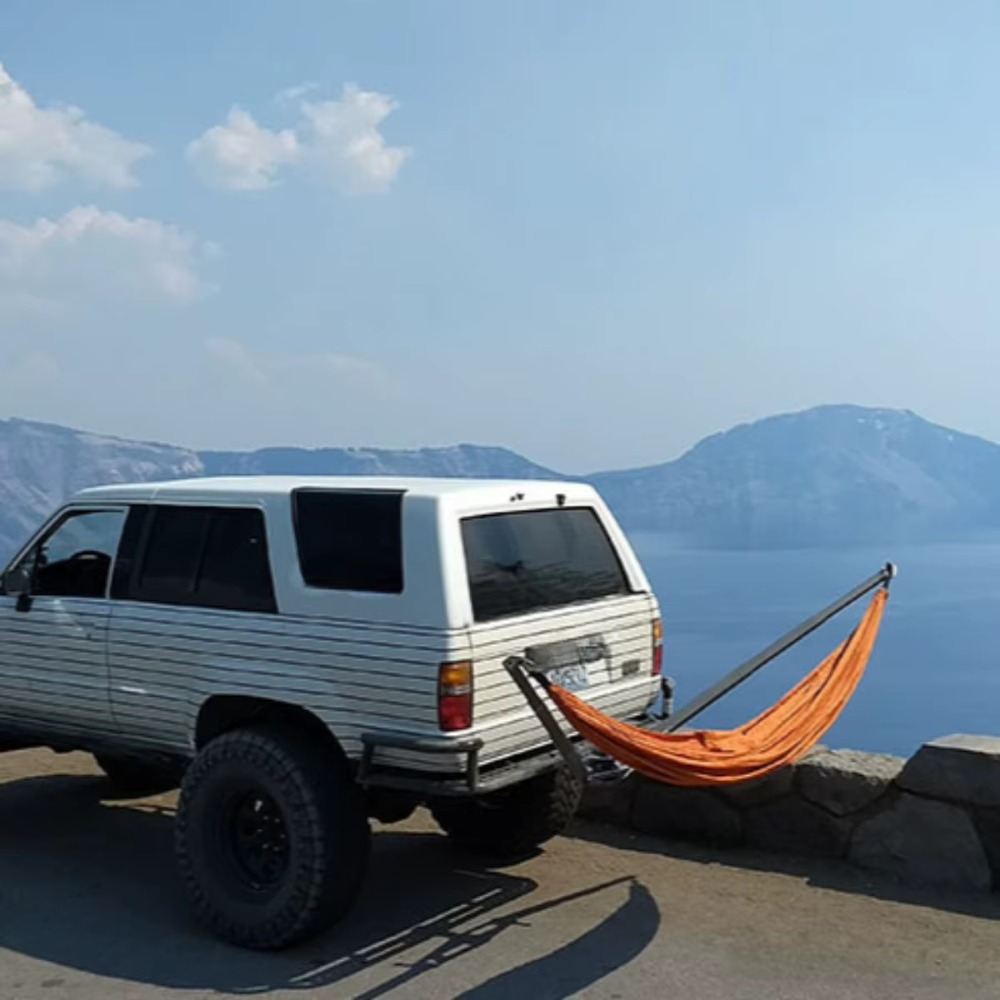 Amaca per auto, barra per rimo - Camping Hammock recensione e prezzo