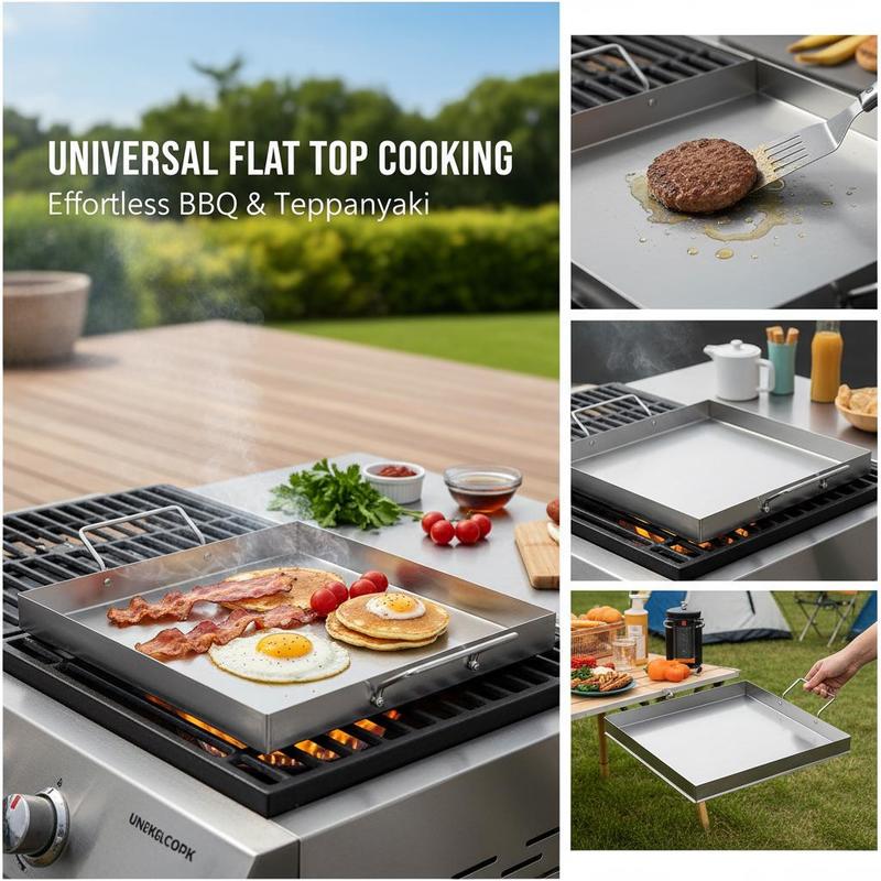 Piastra universale piatta 18x1 - Outdoor Camping Food recensione e prezzo