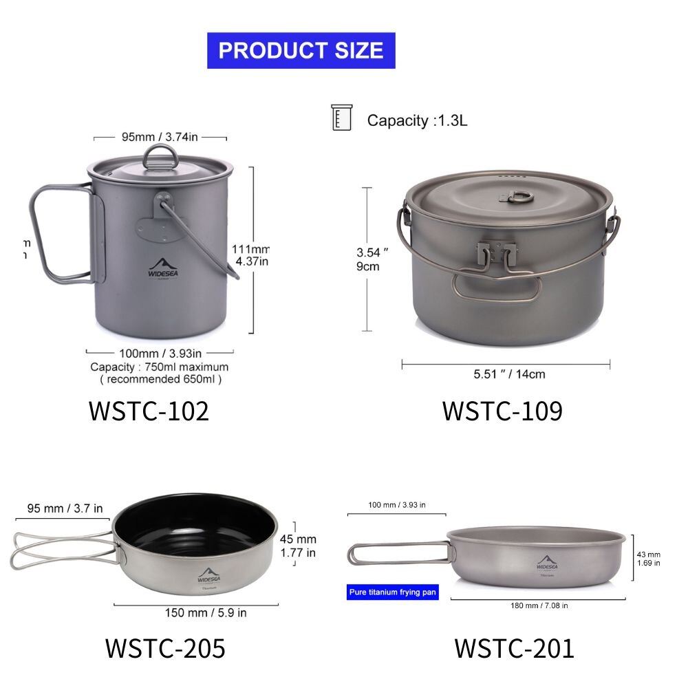Widesea Stoviglie da campeggio - Outdoor Camping Kitchen Set recensione e prezzo
