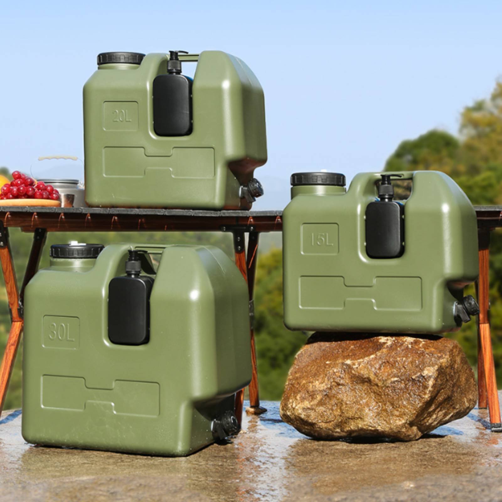 Contenitore per acqua con rubi - Outdoor Camping Food recensione e prezzo