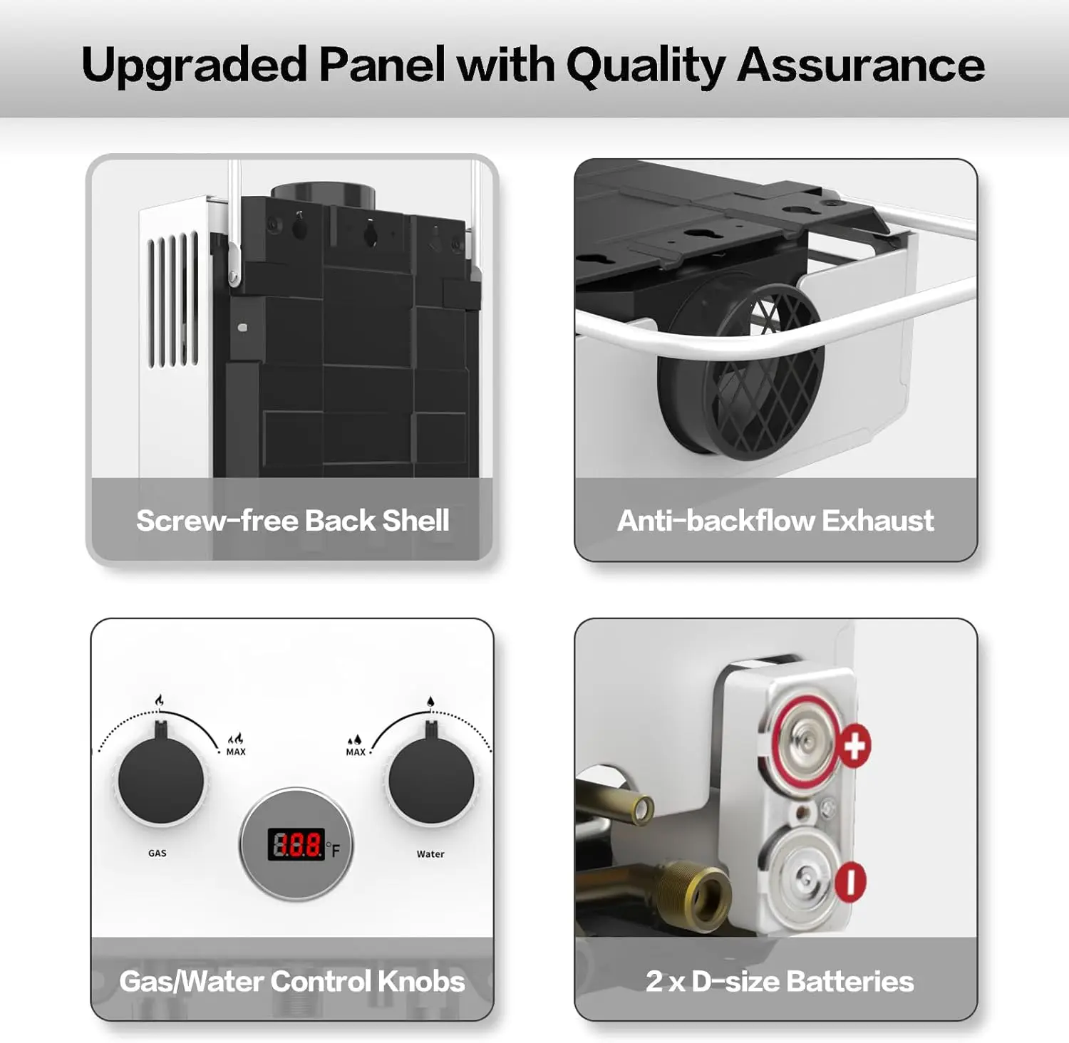 Scaldabagno a propano senza se - Outdoor Camping Hot Water Shower recensione e prezzo