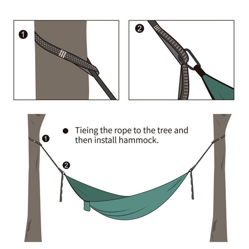2 cinghie per amaca ad alta re - Camping Hammock recensione e prezzo