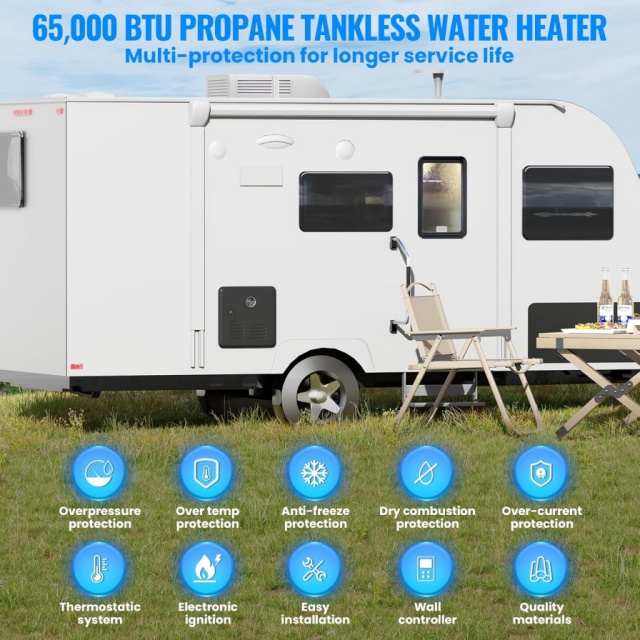 Scaldabagno a Gas Portatile 12 - Outdoor Camping Showers recensione e prezzo