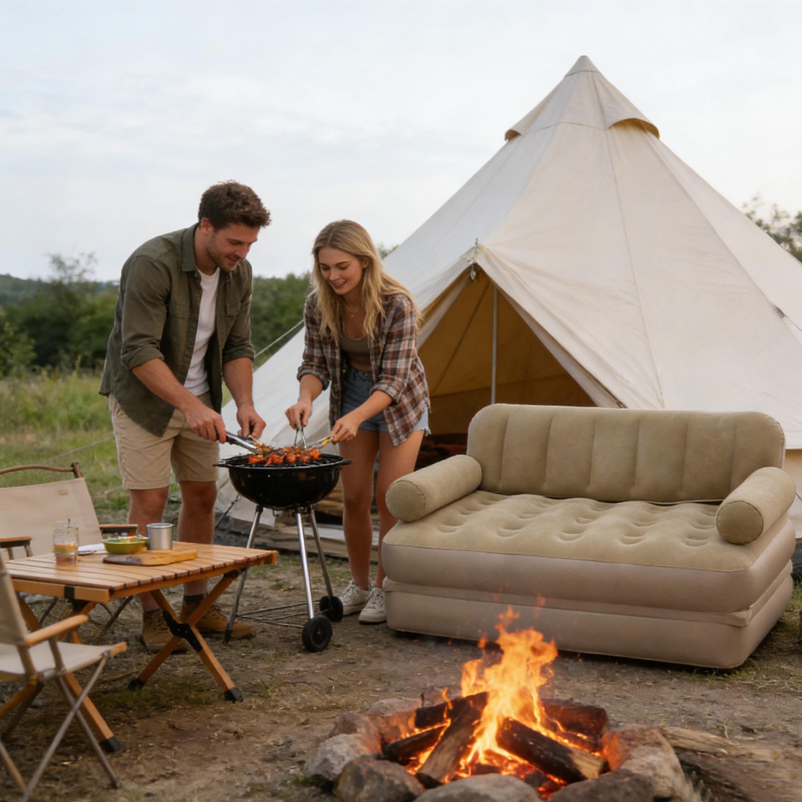 Divano gonfiabile con pompa ad - Bed Outdoor Camping recensione e prezzo