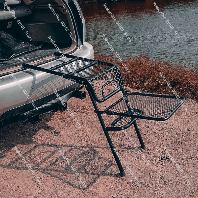Combinazione di scaletta e tav - Outdoor Camping Folding Table recensione e prezzo