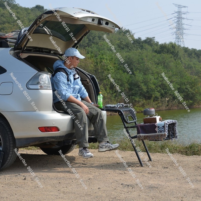 Combinazione di scaletta e tav - Outdoor Camping Folding Table recensione e prezzo