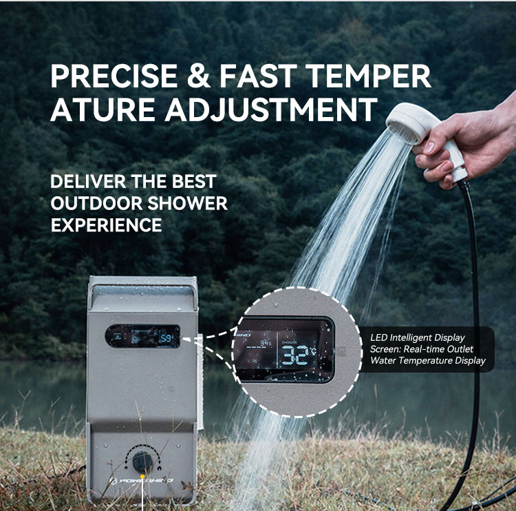 Scaldabagno Portatile a Gas Pr - Outdoor Camping Hot Water Shower recensione e prezzo