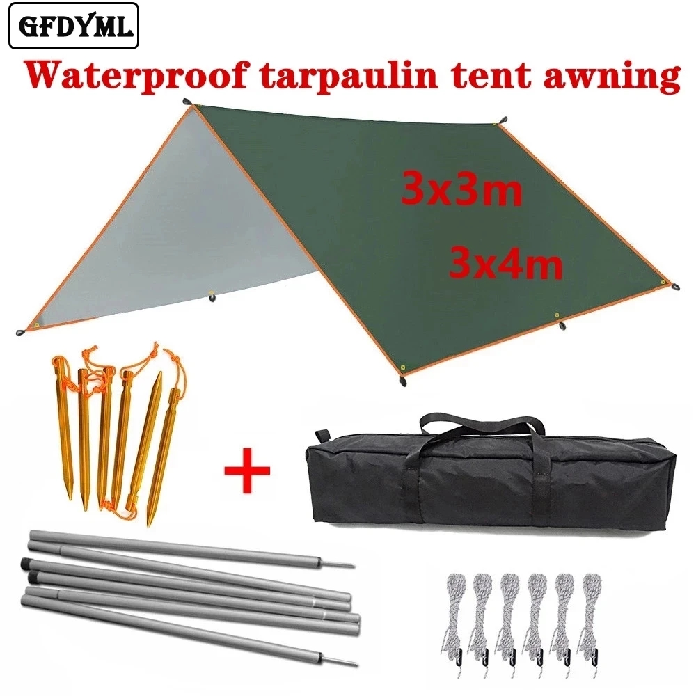 Tenda da sole 4x3m 3x3m tenda  - Waterproof Tarp Shelter recensione e prezzo
