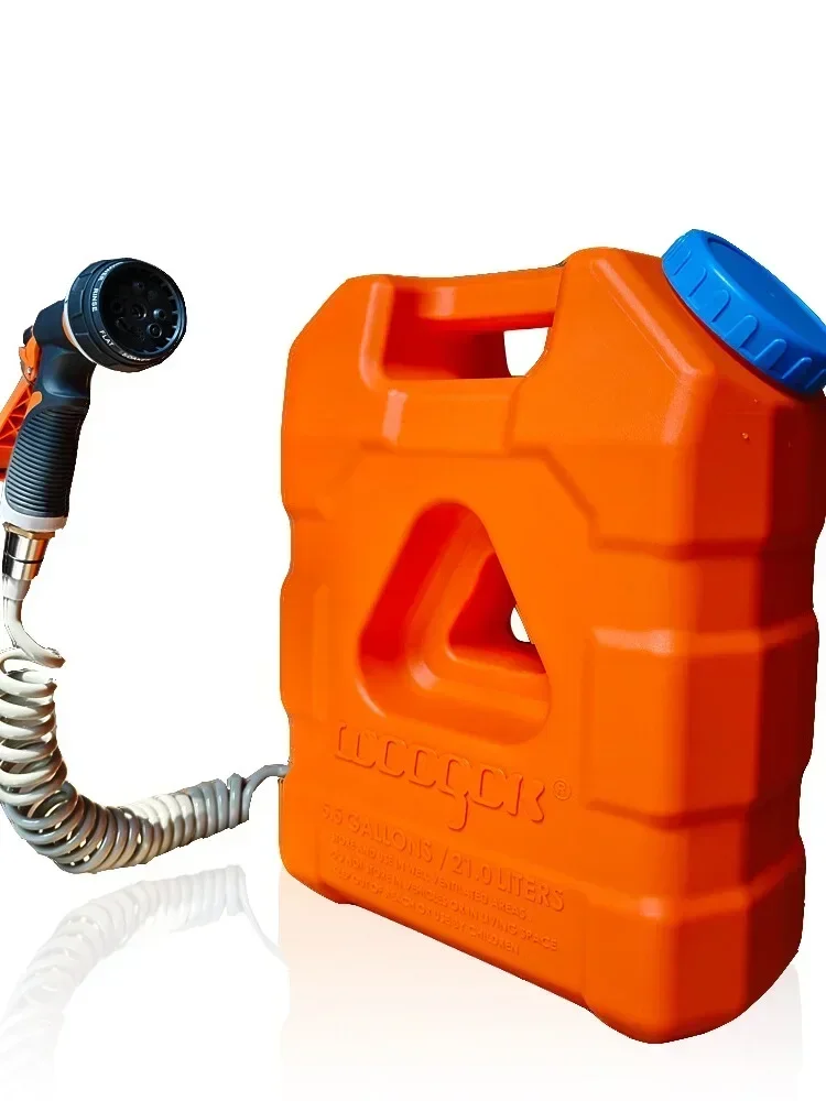 Serbatoio d'acqua da tetto por - Outdoor Camping Hot Water Shower recensione e prezzo