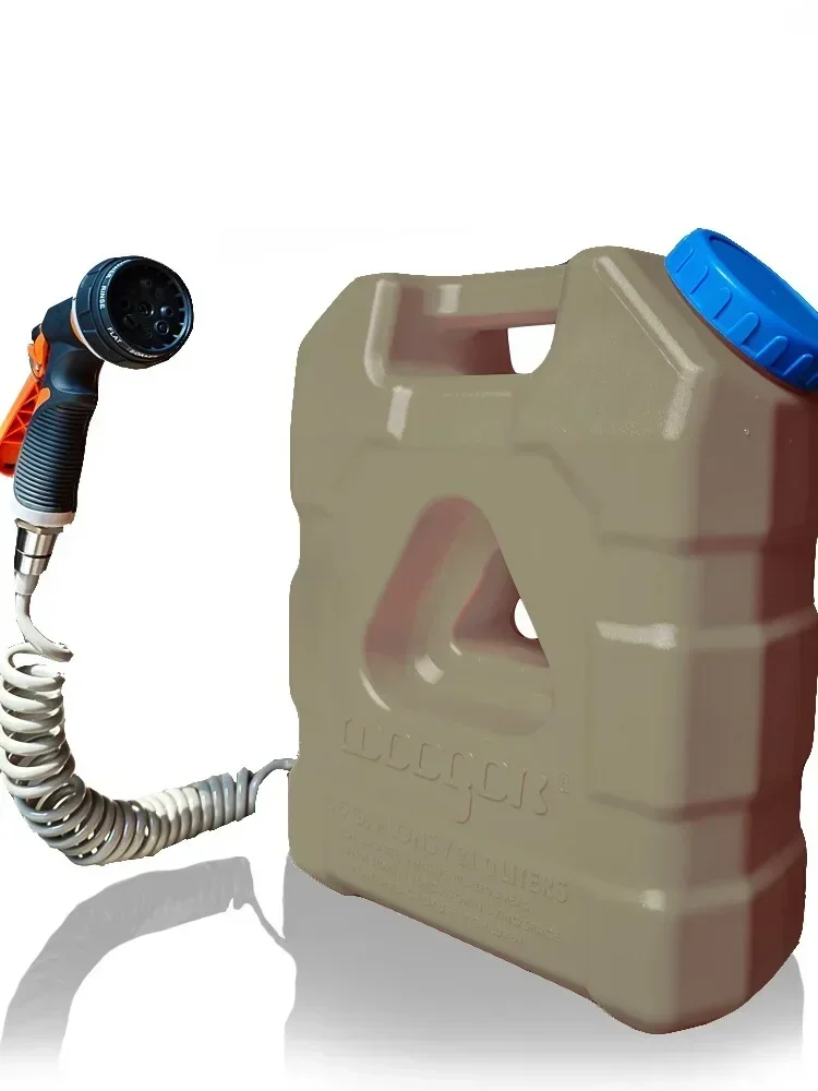 Serbatoio d'acqua da tetto por - Outdoor Camping Hot Water Shower recensione e prezzo