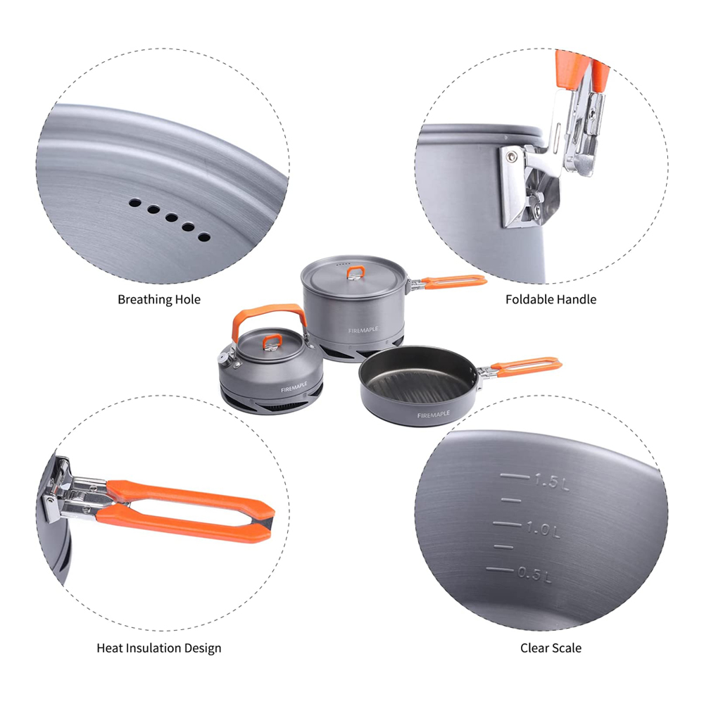 Fire Maple Campeggio Pentolame - Outdoor Camping Kitchen Set recensione e prezzo