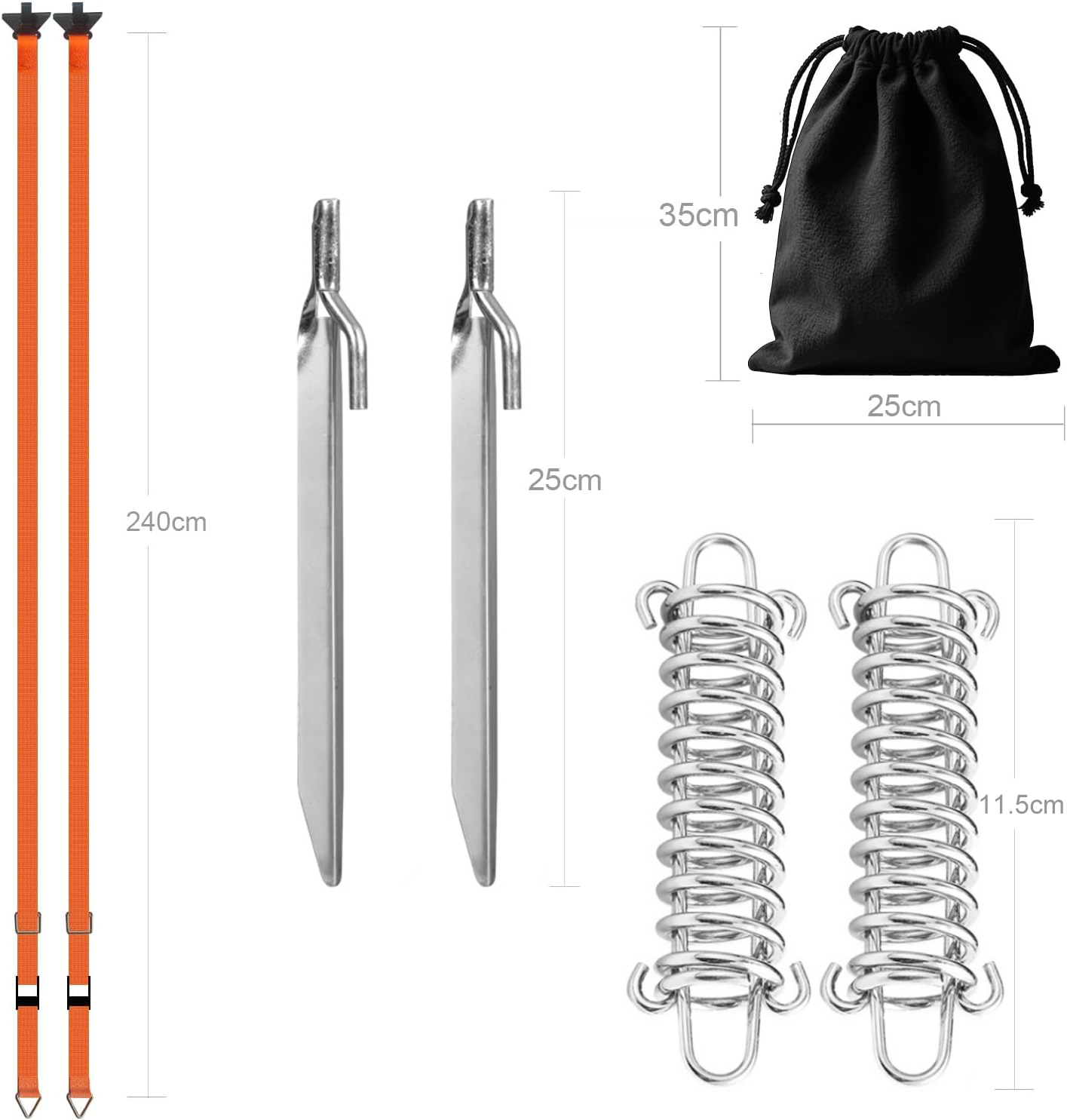 Cinghie di fissaggio per tenda - Outdoor Camping Van recensione e prezzo