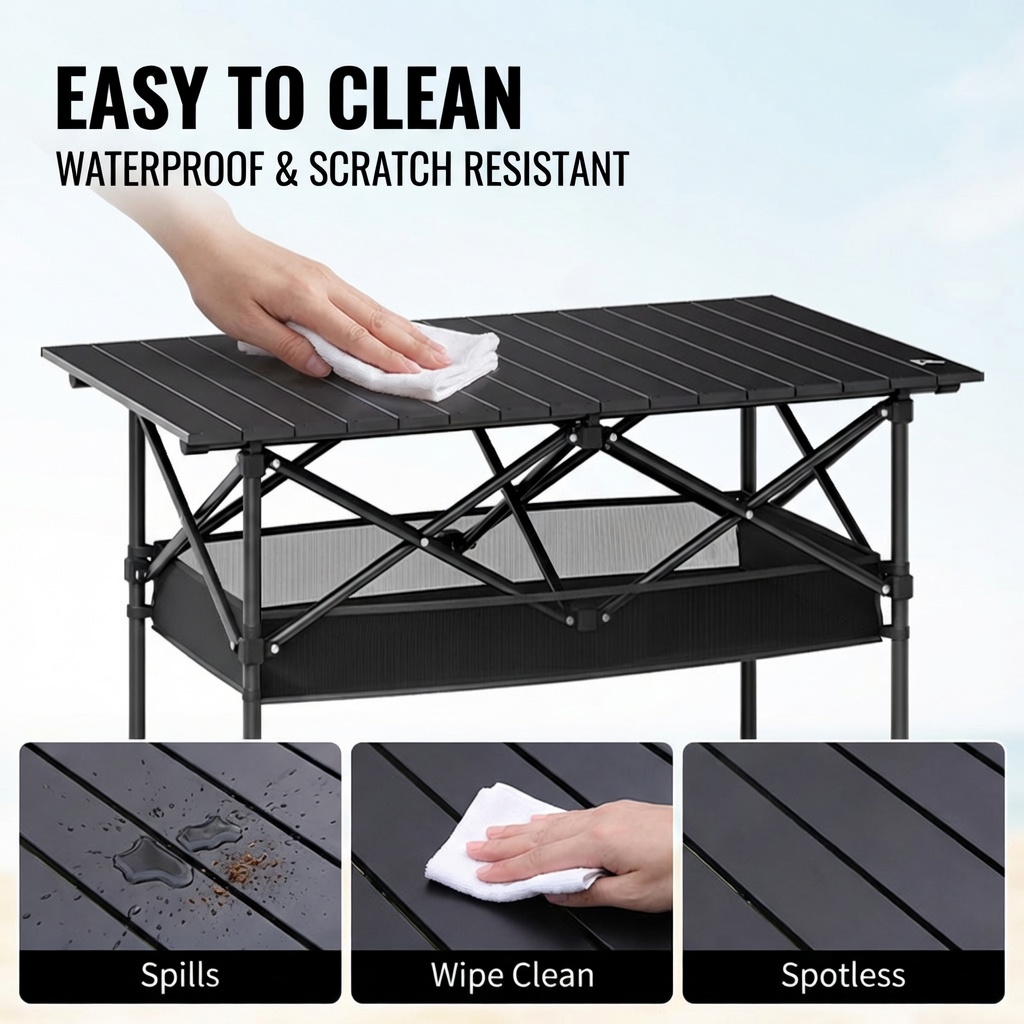 Tavolo pieghevole portatile da - Outdoor Camping Folding Table recensione e prezzo