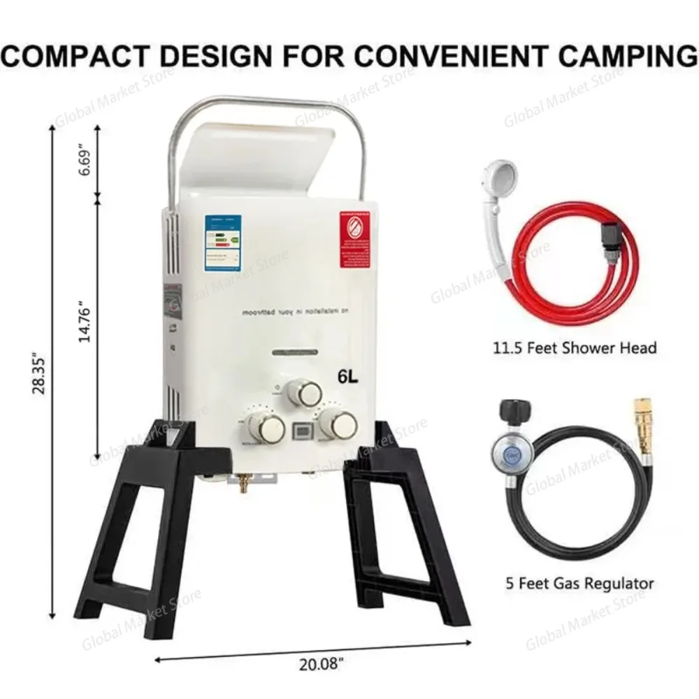 Scaldabagno Istantaneo a Gas P - Outdoor Camping Hot Water Shower recensione e prezzo